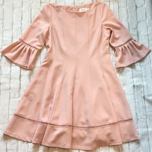 Eliza J Blush Pink Dress sz 14